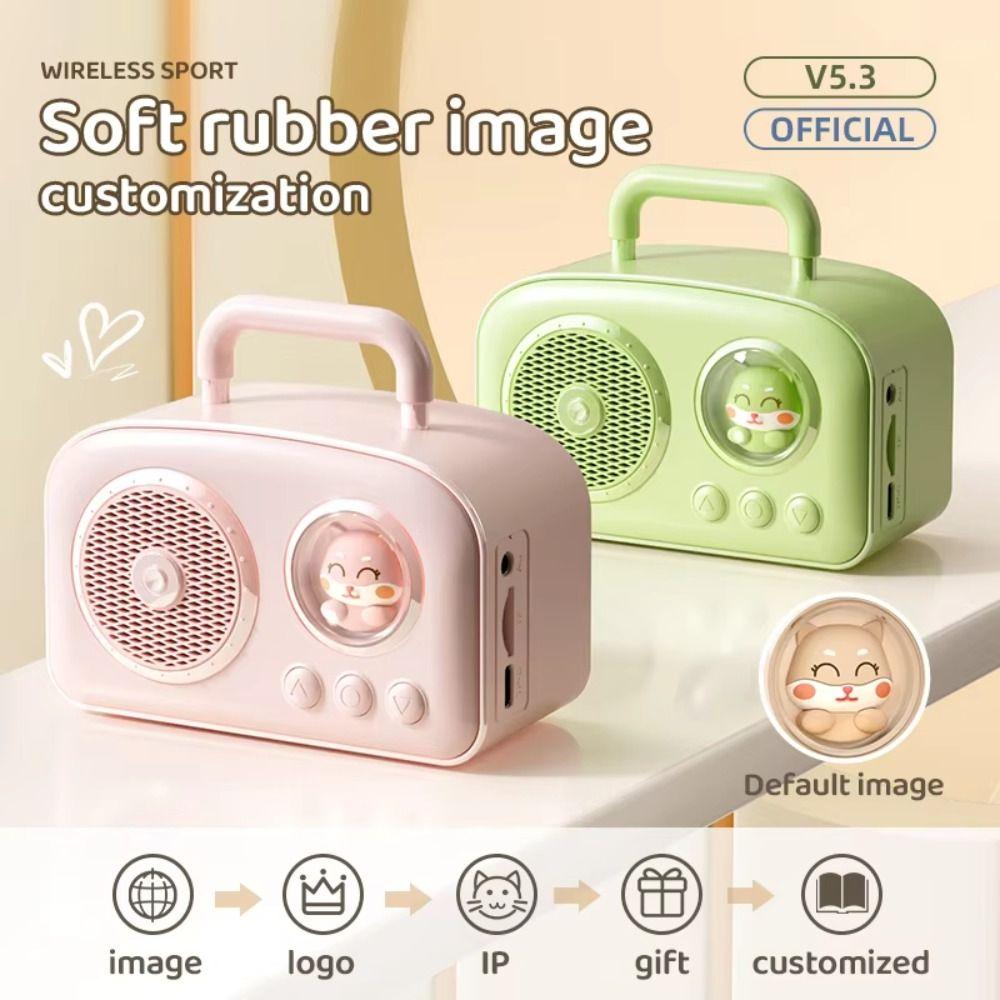 Waterproof Mini Retro Bluetooth Speaker USB Interface Wireless Speaker Portable Speaker Travel