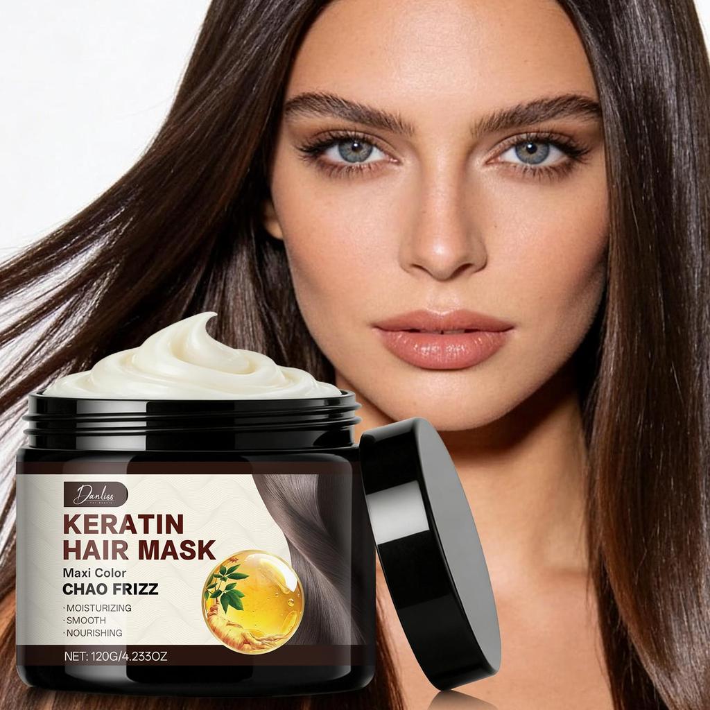 Keratin Hair Mask-Deep Conditioning For Hair-Moisturizing, Smooth And Nourishing-Prevent Future Breakage-Suitable For All Hair Types, 120g
