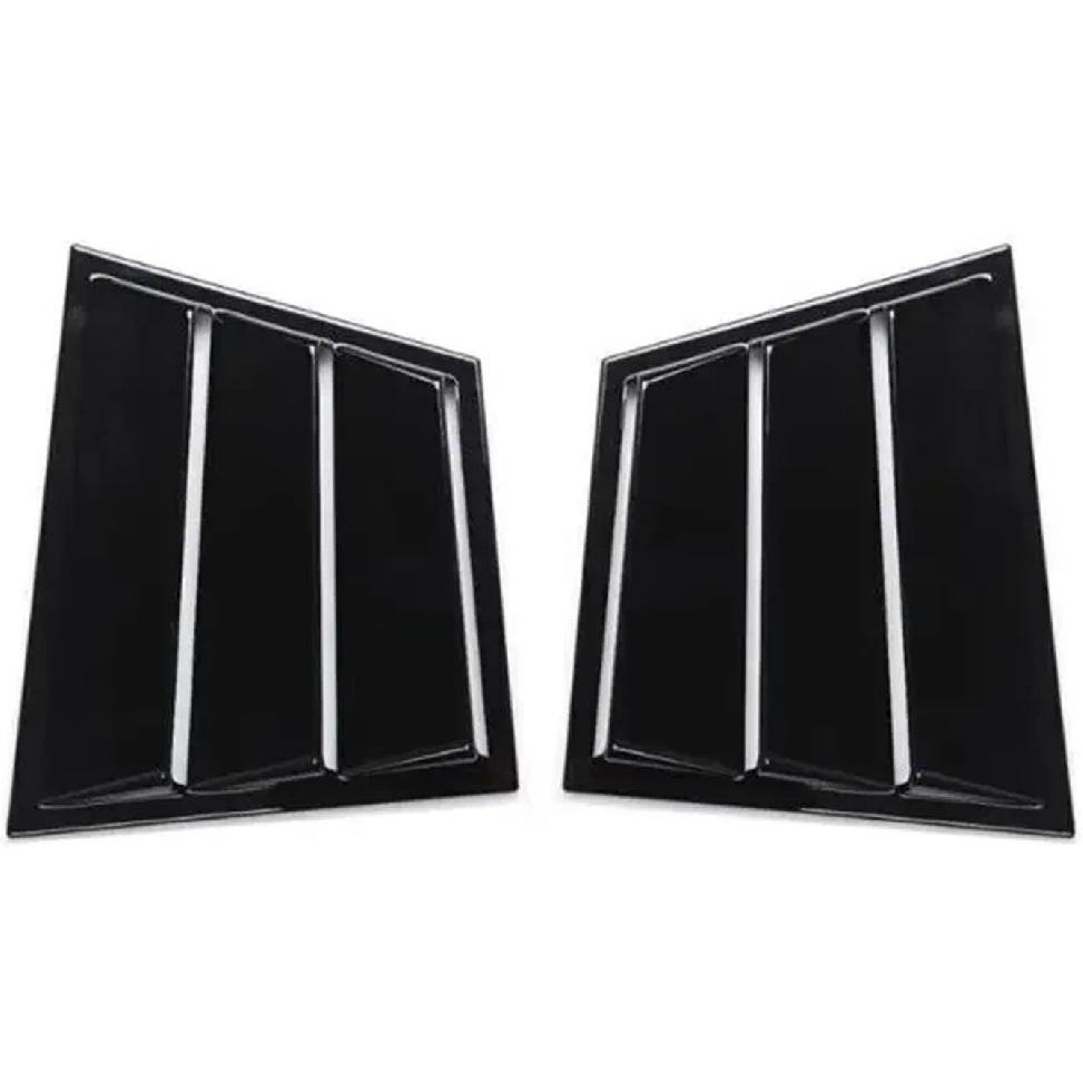 Compatible for Mazda 6 Atenza 2014-2021 Car Rear Louver Window Side Shutter Cover Trim Sticker Vent Scoop ABS Auto Accessories(Carbon)