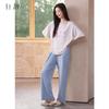 Xuan Liang Sleepwear Women's Summer Thin Modal Short Sleeved Pants Large Size Outable Ice Silk Cool Home Furnishing Set