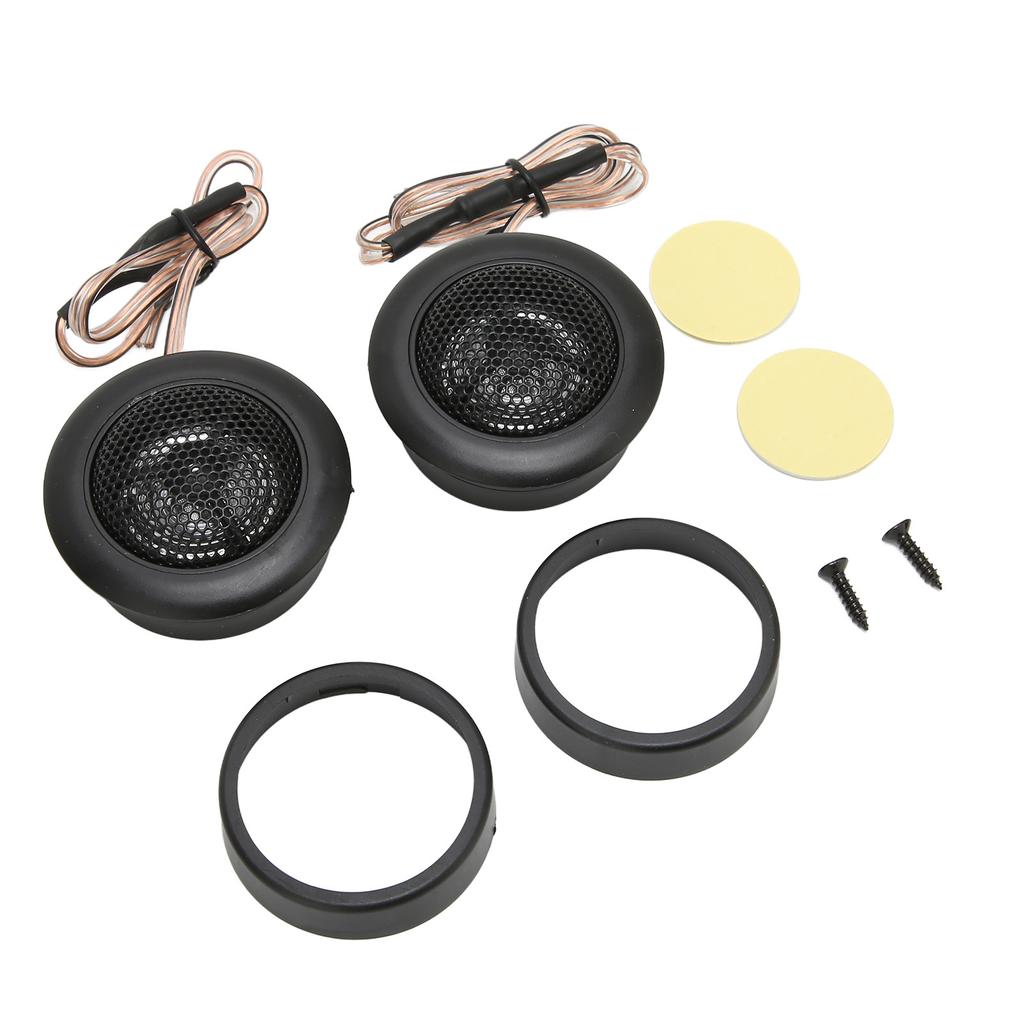 2 Pcs Car Dome Tweeter 800W High Sensitivity Audio Stereo Loudspeaker for Sound System