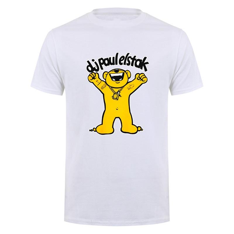 Summer Men's and Women's Pure Cotton Short-sleeved T-shirts Bear Pattern Tops Parent-child Clothes Couple Clothes