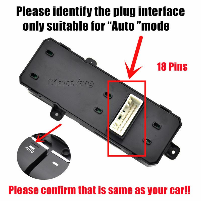 Master Power Window Switch Control Button 93570-F80204X 93570F80204X For Hyundai Tucson 2015 2016 2017 2018   Car