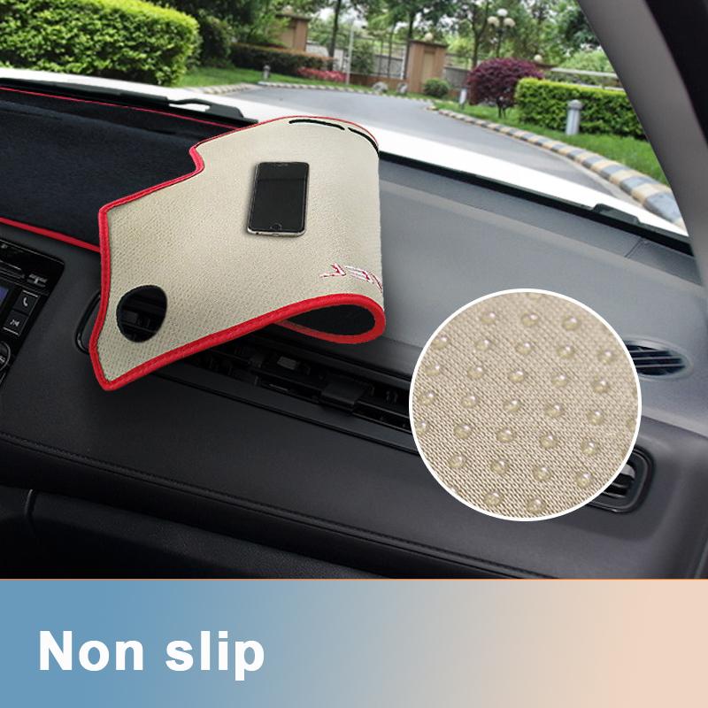 Car Dashboard Avoid Light Pad Instrument Platform Cover Mat Carpet For Honda HR-V HRV Vezel 2014-2017 2018   Accessories