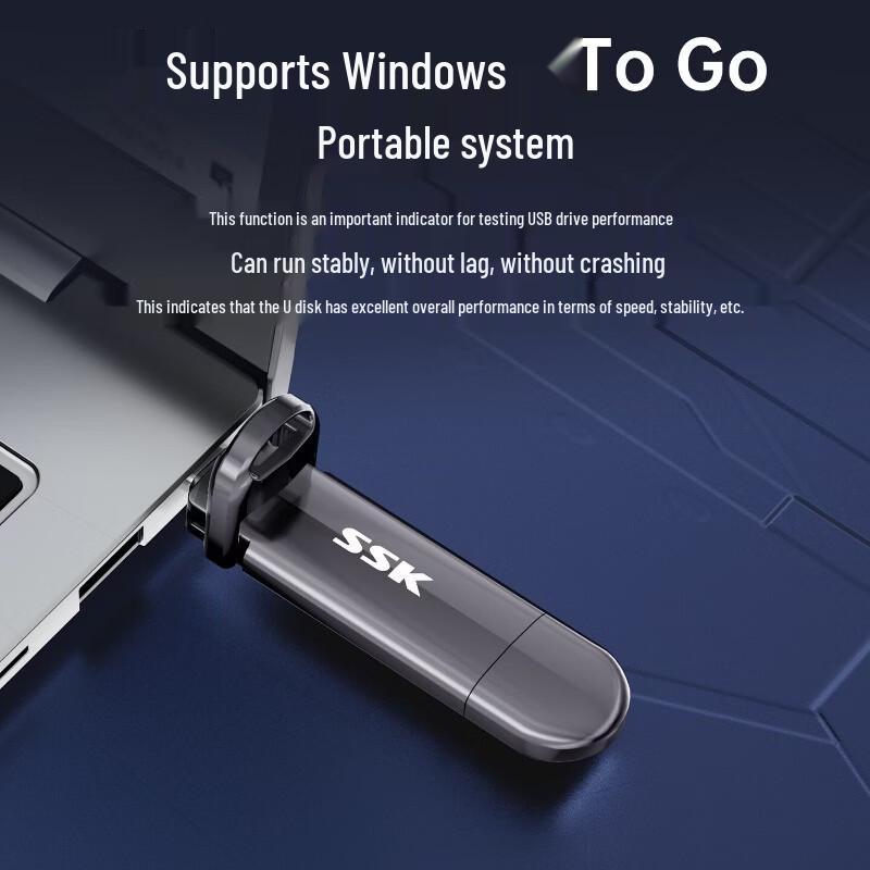 SSK Dual-Port USB 3.2 Type-C SSD Flash Drive
