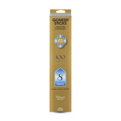 GONESH Räucherstäbchen 8 Stück. (100 Stäbchen)