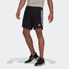 Adidas Reflective Logo Stripe Loose Athletic Shorts Men Shorts Black GQ9352