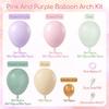 Retro Macaron Latex Balloon Garland Set for Celebrations and Parties