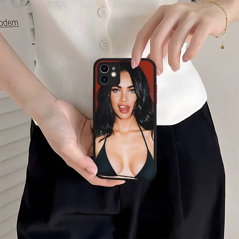 Jennifers B-Body Megan Fox Mattes Schutzcase Für IPhone 16 15 14 13 12 11 Pro Max X XS MAX Schutzhülle
