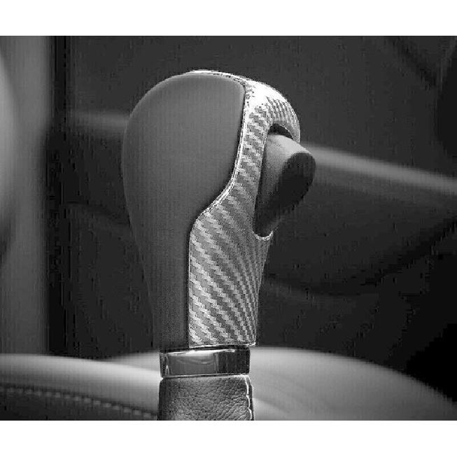 ABS Carbon Fiber Gear Shift Knob Cover Trim For Jeep Compass 2017-