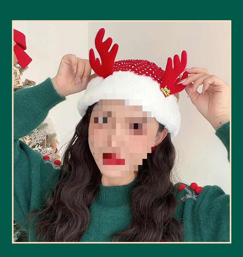 Cute Plush Christmas Tree Hat - Festive Photo Prop for Kids and Adults