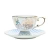Light Luxury Afternoon Tea Coffee Cup With Spoon British Bone China Household Tea Set Ceramic Cup Gift Box