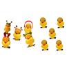5pcs LED Light Up Yellow Duck Hair Clip Fashion Accessories Cartoon Animal Hair Decoration for Parties and Festivals