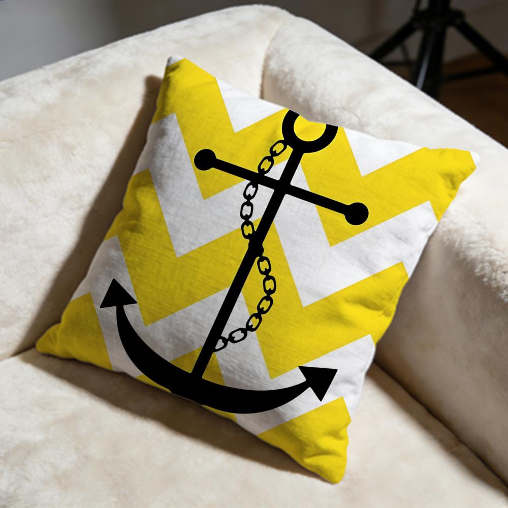 Fashion OOcean Sailoriou Cushion Cover Soft Decorative Pillow Case Suitable for Bedroom Sofa Car Travel Use