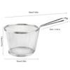 Mini Stainless Steel Chips Deep Fry Baskets Food Presentation Strainer Potato Cooking Tool