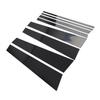 8X Black Pillar Post Door Window Cover Trim Kit For Honda Pilot Ridgeline 1622
