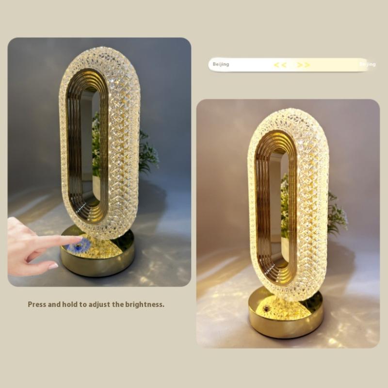 LED Tischlampe USB-Aufladung Touch-Schalter Raumdekorationslicht Leselicht Nachttischlampen Nachtlicht