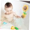 -purpose Bath Toy Sunflower Shower Head, Suitable For Toddler And Baby Bathing, Water Play Baby Bath Toy