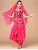 Y Belly Dance Set: Indian Dance Costume for Stage & Practice - Women's Rotating Performance Wear.