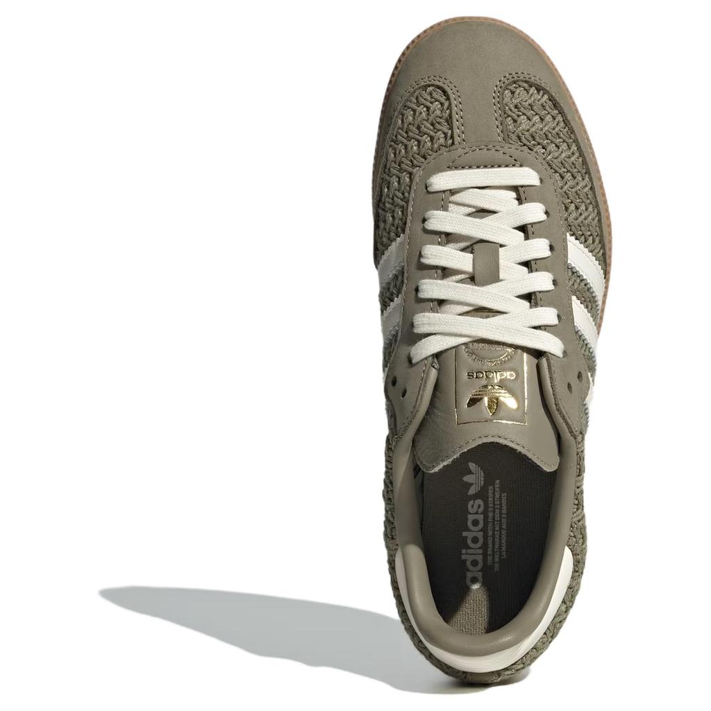 Adidas Samba OG Knit Pack - Orbit Green Damen Sneaker Cremeweiß Gummi-3 JR9447