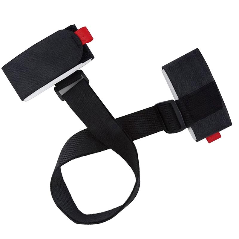 Nylon Skiing Bags Adjustable Skiing Pole Shoulder Hand Carrier Lash Handle Straps Porter Hook Loop Protecting For Ski Snowboard