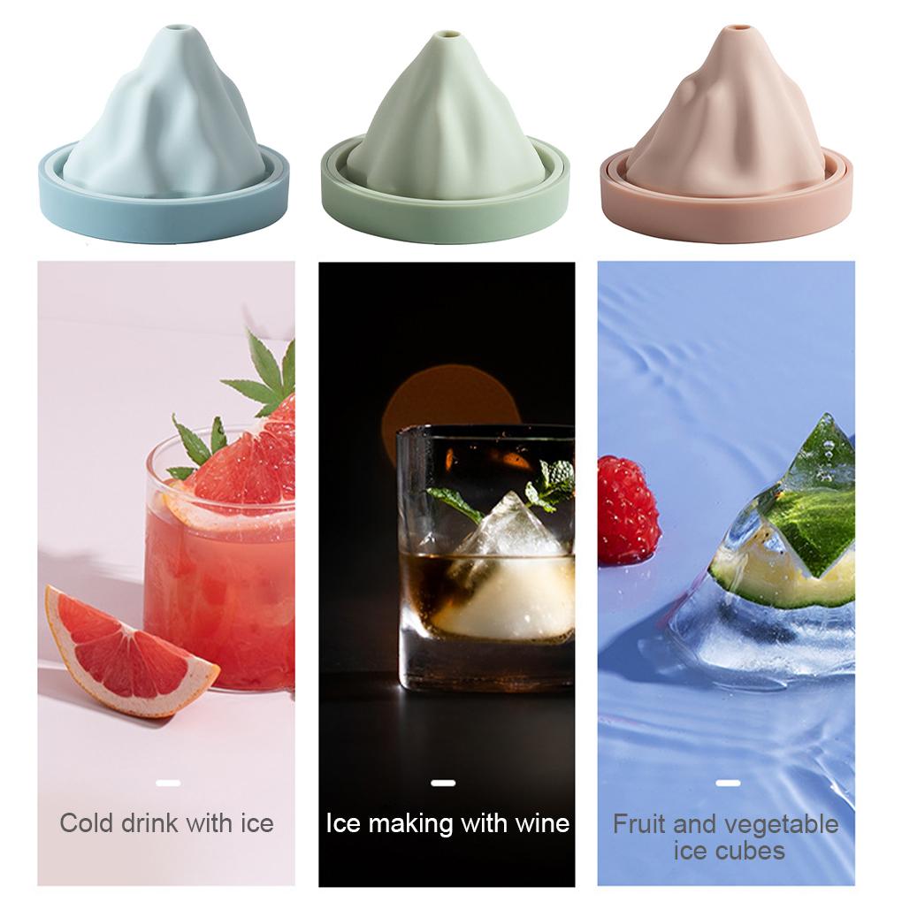 Ice Cube Mold Silicone DIY Beverage Ice Ball Maker Non-stick Reusable Craft Making Mould