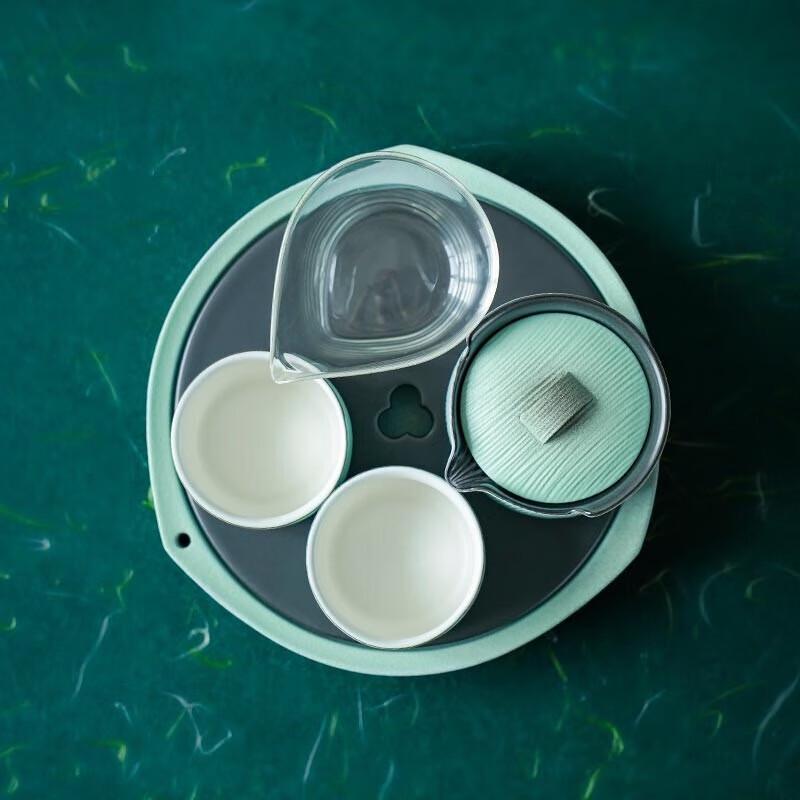 Wanqian Hall Ceramic Kung Fu Tea Set