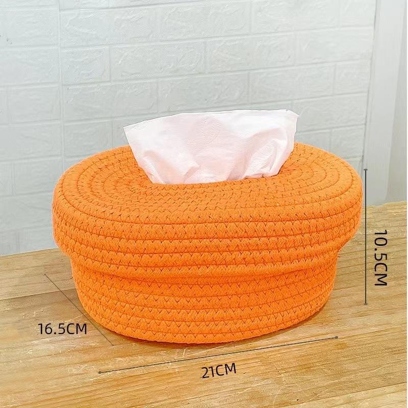 Tissue Box Cover Facial Tissue Holder Napkin Organizer Dispenser for Bathroom Vanity Countertop Night Stands Desk Tabletop Car