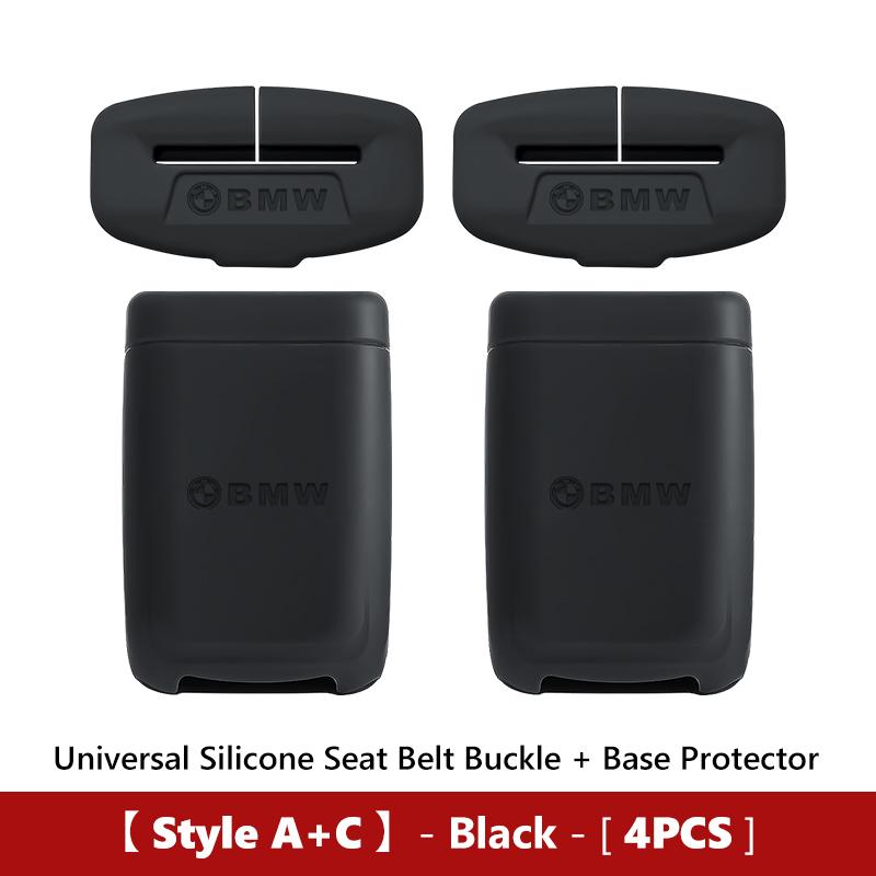 YMZP2 Car Seat Belt Silicone Anti Scratch Protector Cover Accessories For BMW M3 M5 X3 E93 F10 F20 F30 F40 F15 F25 F26 F31 F49 F86