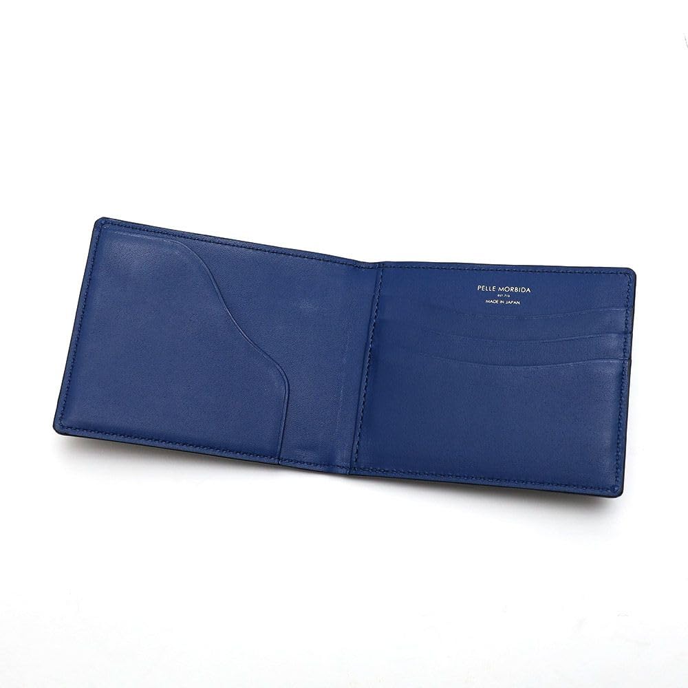 Pelle Morbida Compact Blue Wallet,