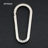 Multifunctional Titanium Alloy Key Rings Real EDC Tool  Male Creativity Gift