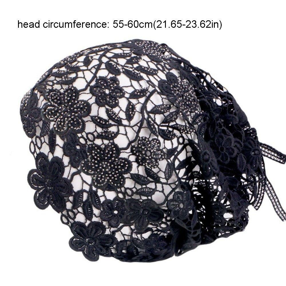 Single Layer Crochet Hollow Knitted Hat Flower Bohemian Style Knit Beanies Handmade Ethnic Style Weave Cap Apparel Accessories