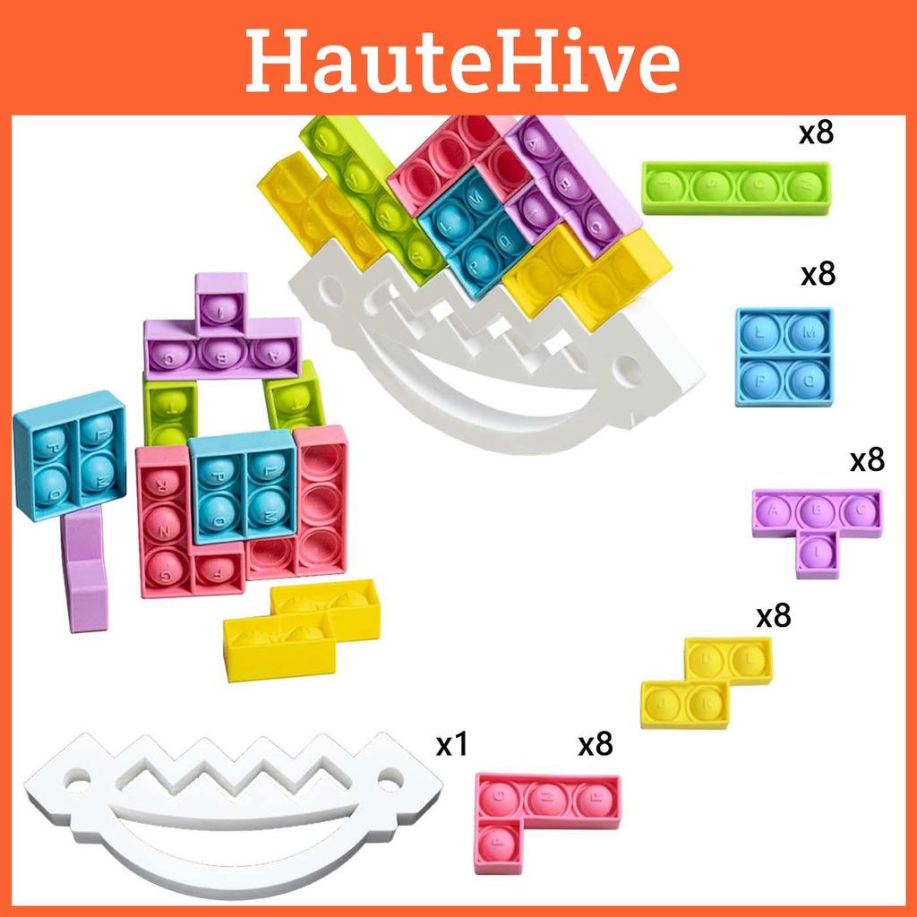 Silicone Kids Stacking Blocks With Balance Fun For Parentchild Play