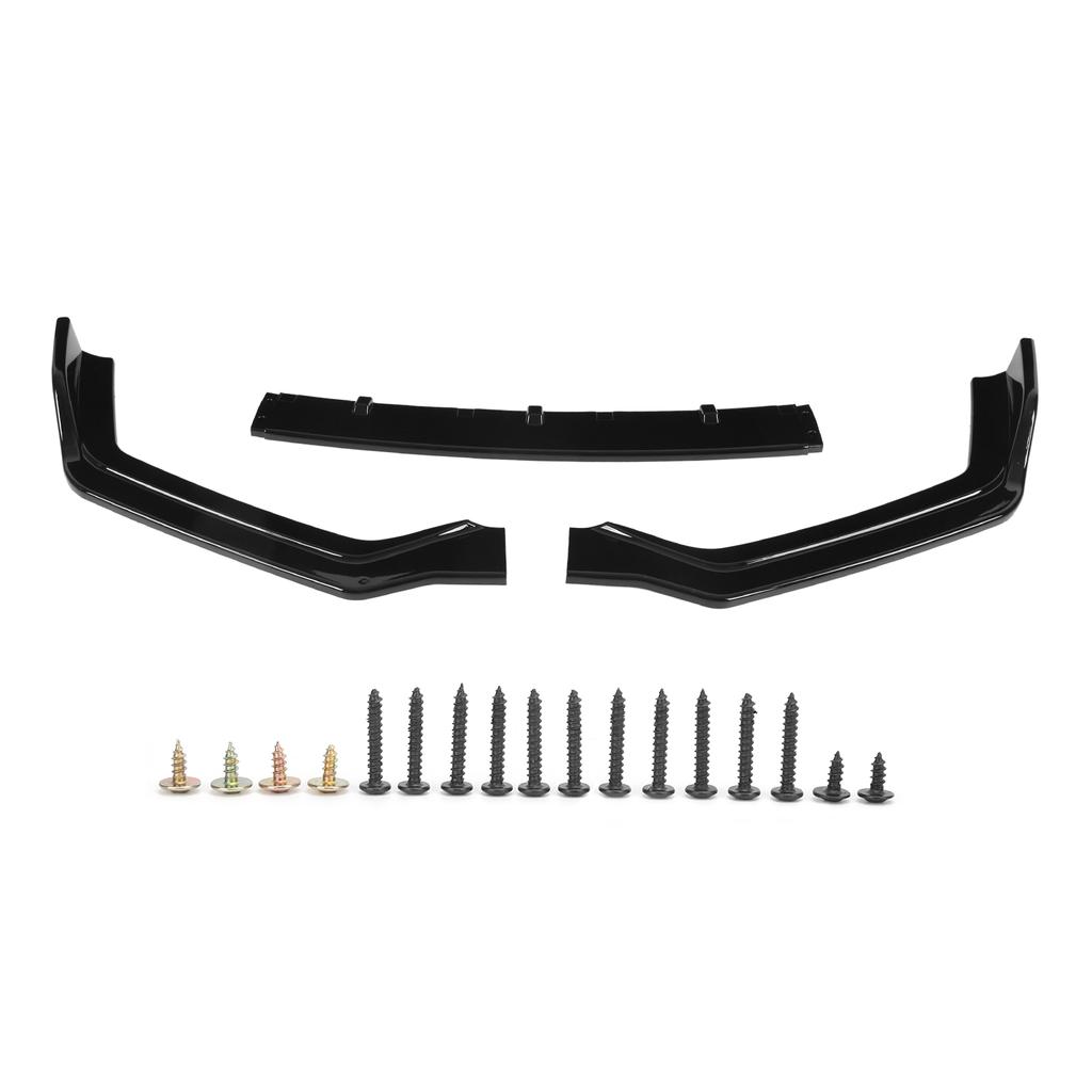 3PCS Gloss Black Front Bumper Splitter Lip Replacement for Infiniti Q50 Sport 2018?2021