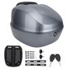 Motorcycle Top Case Waterproofing 33L Luggage Storage Box with Security Lock Universal for Scooter