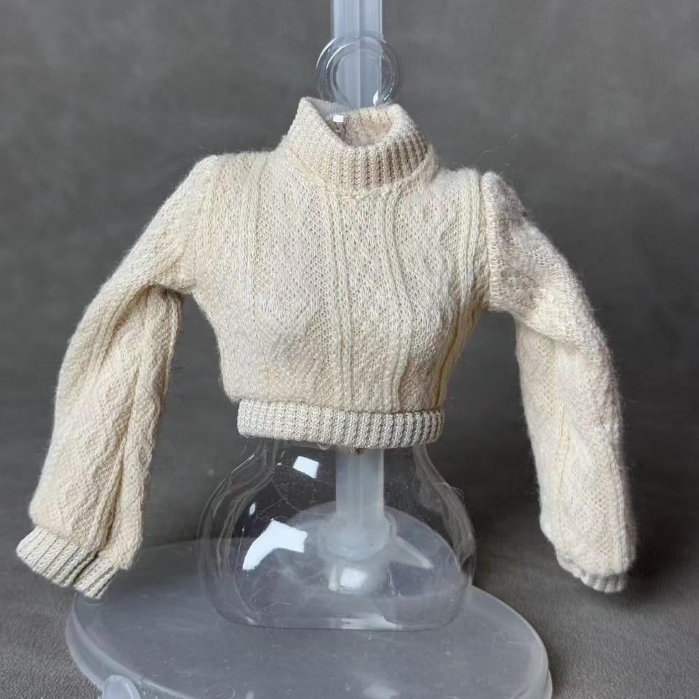 Handmade Doll Accessories Tops Mini Dressing Clothes New Doll Knitted Sweater for 1/6 Doll