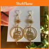 Bohemian Snake And Celestial Alloy Handmade Vintage Earrings For Women