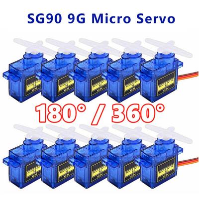 2/4/6/8/10 Pcs 180° / 360° Digital SG90 9G Servo for RC Helicopter Car Boat Plane Robot Arm Airplane Remote Controller Motor