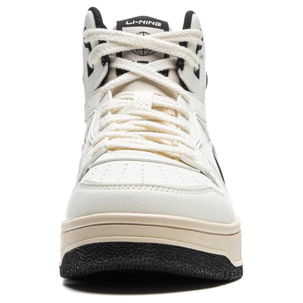 Li Ning Tianji Soft HI Slip Resistant Abrasion Resistant Slip Resistant Abrasion Resistant Mid Top Skateboard Shoes AGCU334-3