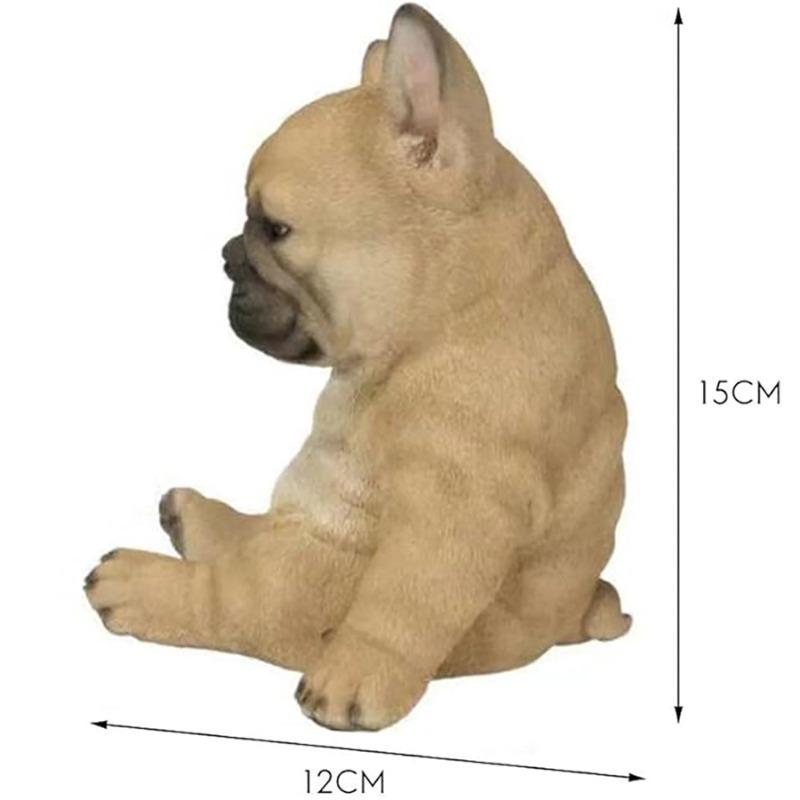 1pc Creative Resin Dog Ornament Melancholy Sleeping Dog Desktop Garden Courtyard Decoration Home Decoration