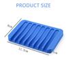 Silicone Soap Dish Storage Holder Shower Draining Kitchen Sink Sponge Holder Bathroom Accessory