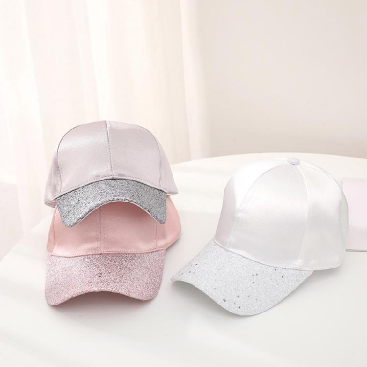 Fashionable Unisex Baseball Caps Sunproof Hat for Sports and Leisure Wear with Glitters Brim Breathable and Comfortable