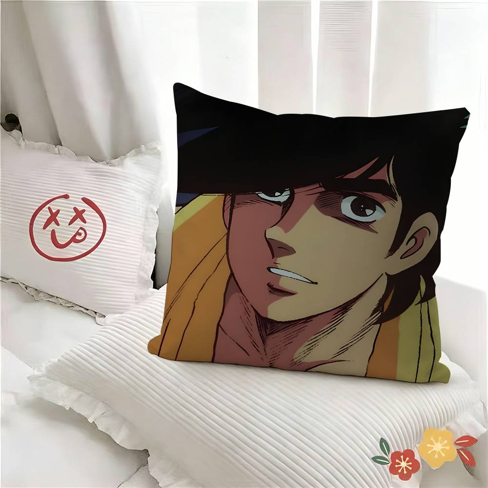 Pc Sports Anime AAshita No Joe Pillow Case Fashion Square Pillowcase Bedroom Sofa Room Ins Decoration Leisure
