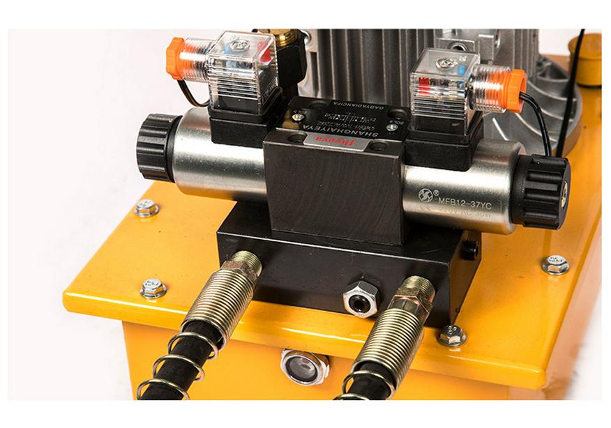 Portable Multi-Functional High-Pressure Hydraulic Pump with Double Solenoid Valve