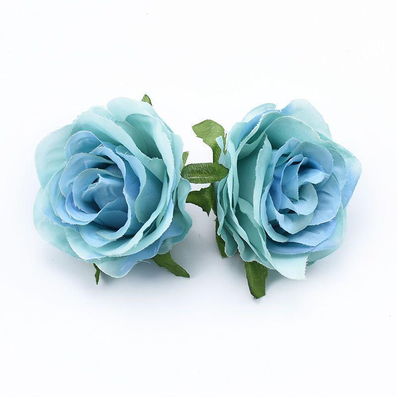 50/100pcs Artificial Flowers Silk Roses Home Outdoor garden Wedding wall Christmas Decoration High Quality Festival Diy gift box