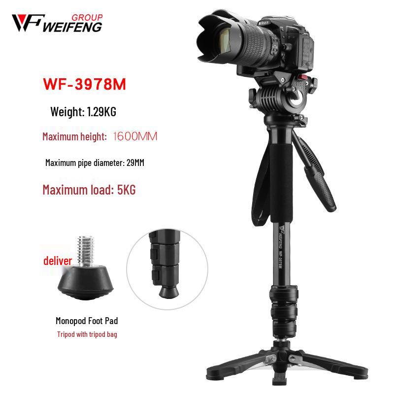 Weifeng 3958M Portable DSLR Monopod, Trekking Pole and Camera Support for Travel and Weddings