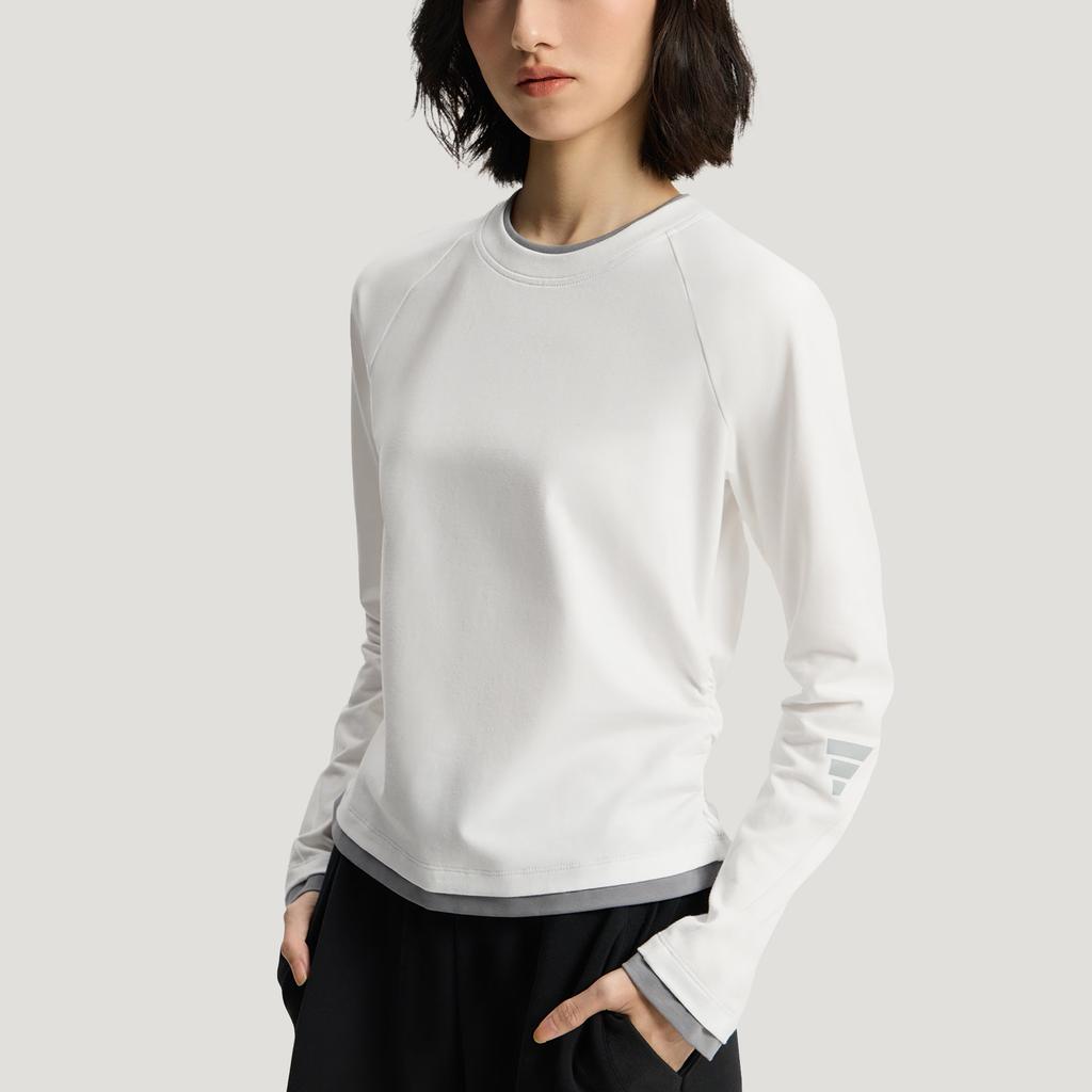 Adidas Fos Waffle Long Sleeve Top Women Tops KU5430