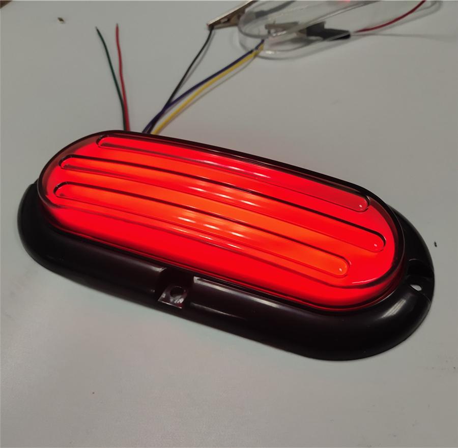 2 Pcs 74 Led Car Flowing Turn Signal Brake Tail Lamp Driving Light Strobe Lamp