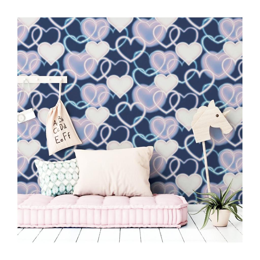 Arthouse Neon Heart Wallpaper