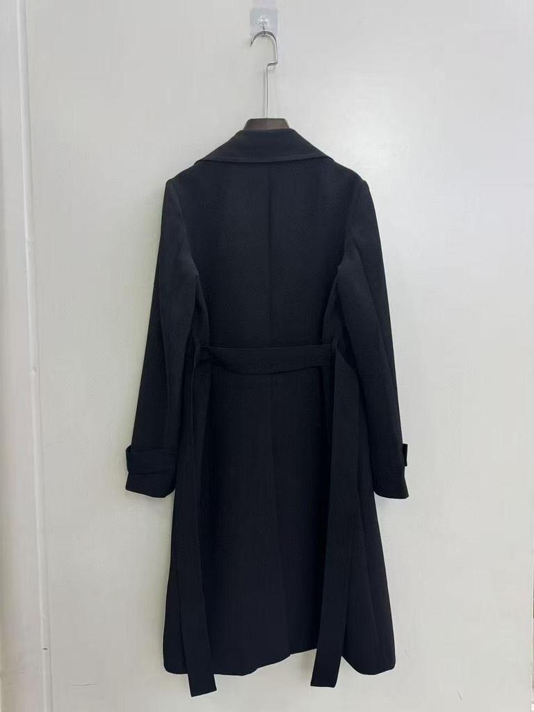 Autumn 2025 Women's Triacetate Blend Trench Coat